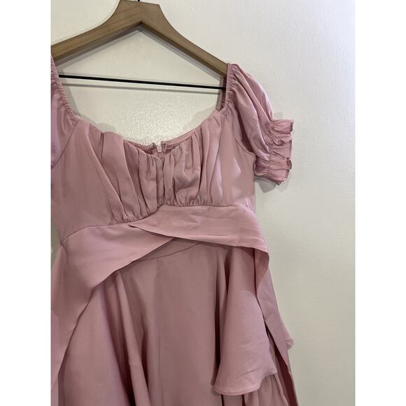 Fairy Romantic Coquette Ballet Milkmaid Mini Romper S Princess Cottage Party Y2K - Picture 5 of 15